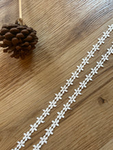 13.7 m Pale Ivory Delicate Narrow Guipure Venise Bridal Lace Trim 1cm wide