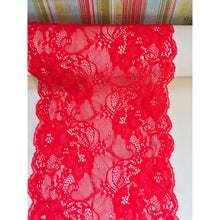 Red Soft Stretch Lace   7"/18 cm