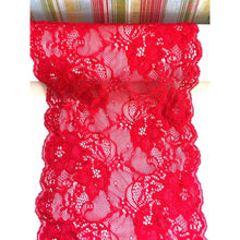 Red Soft Stretch Lace   7"/18 cm