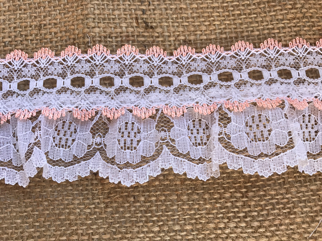 Peach sale lace ribbon